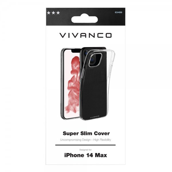 Vivanco iPhone 14 Plus Skal Slim TPU Transparent