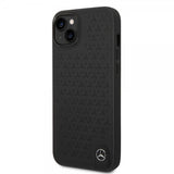 Mercedes Benz iPhone 14 Plus Skal Star Pattern Svart