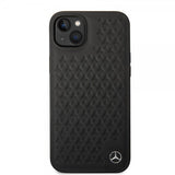 Mercedes Benz iPhone 14 Plus Skal Star Pattern Svart