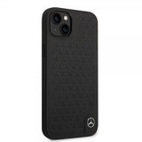 Mercedes Benz iPhone 14 Plus Skal Star Pattern Svart