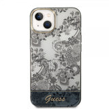 Guess iPhone 14 Plus Skal Toile de Jouy Grå