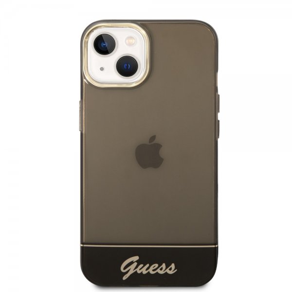 Guess iPhone 14 Plus Skal Translucent Svart