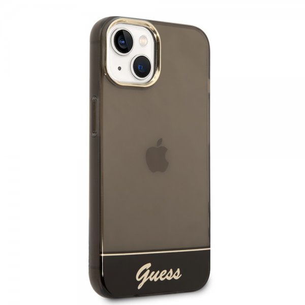 Guess iPhone 14 Plus Skal Translucent Svart