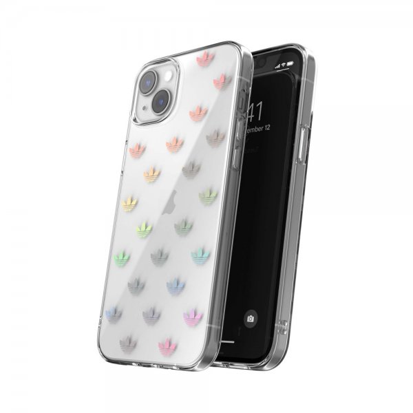 Adidas iPhone 14 Plus Skal Trefoil Clear Case Transparent