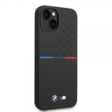 BMW iPhone 14 Plus Skal Tricolor Line & Logo Svart