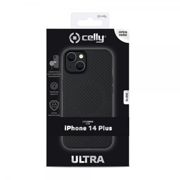 Celly iPhone 14 Plus Skal ULTRAMAG Svart