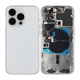 iPhone 14 Pro Baksida med Komplett Ram OEM - Vit