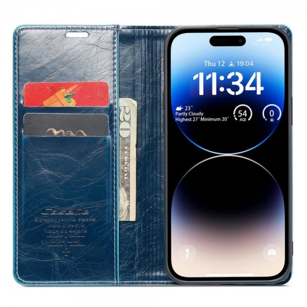 CaseMe iPhone 14 Pro Fodral 003 Series Petrol