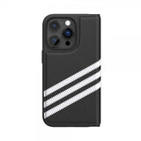 Adidas iPhone 14 Pro Fodral 3 Stripes Booklet Case Svart Vit