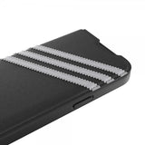 Adidas iPhone 14 Pro Fodral 3 Stripes Booklet Case Svart Vit