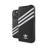 Adidas iPhone 14 Pro Fodral 3 Stripes Booklet Case Svart Vit