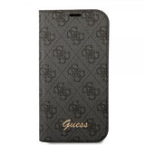 Guess iPhone 14 Pro Fodral 4G Logo Svart
