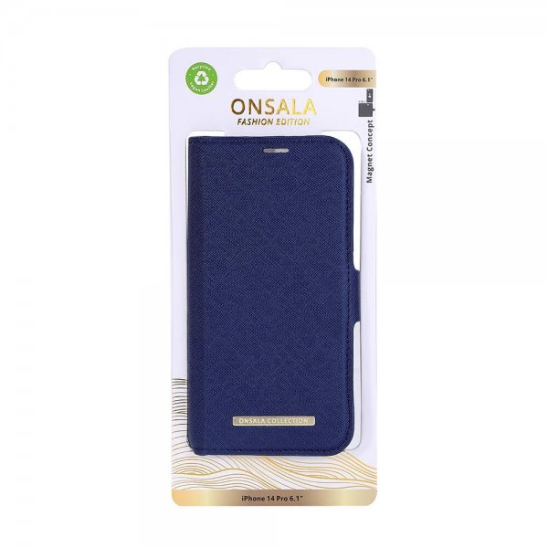 Onsala iPhone 14 Pro Fodral Fashion Edition Löstagbart Skal Navy Blue