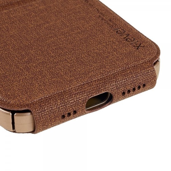 X-Level iPhone 14 Pro Fodral Journey Series Brun