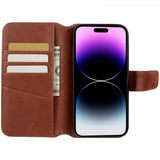 Nordic Covers iPhone 14 Pro Fodral MagLeather Maple Brown