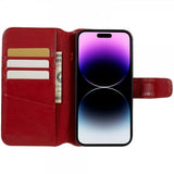 Nordic Covers iPhone 14 Pro Fodral MagLeather Poppy Red