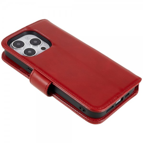 Nordic Covers iPhone 14 Pro Fodral MagLeather Poppy Red