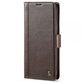 Lc.Imeeke iPhone 14 Pro Fodral med Kortfack Brun