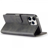 Lc.Imeeke iPhone 14 Pro Fodral med Kortfack Stativfunktion Svart