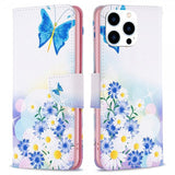 iPhone 14 Pro Fodral Motiv Fjärilar och Blommor