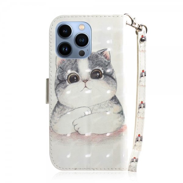 iPhone 14 Pro Fodral Motiv Katt och Tomat