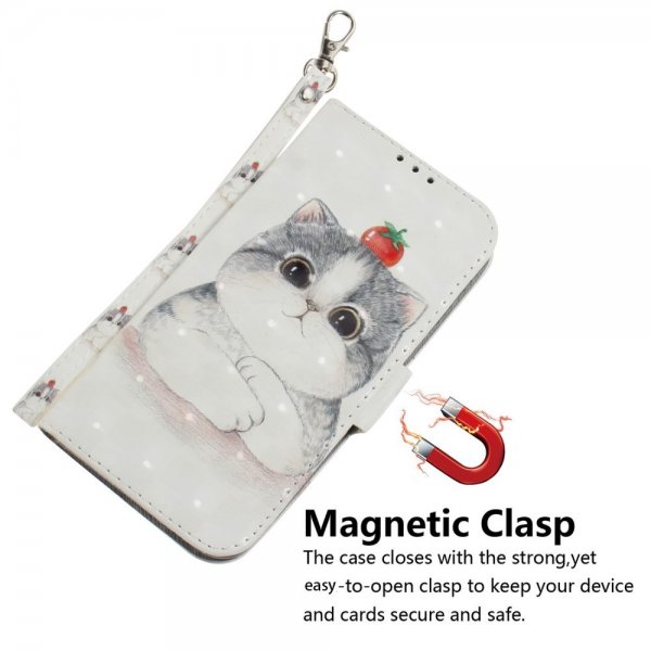 iPhone 14 Pro Fodral Motiv Katt och Tomat
