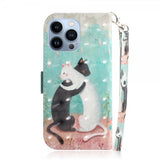 iPhone 14 Pro Fodral Motiv Två Katter