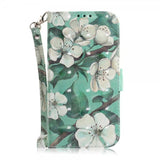 iPhone 14 Pro Fodral Motiv Vita Blommor