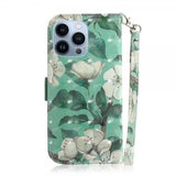 iPhone 14 Pro Fodral Motiv Vita Blommor