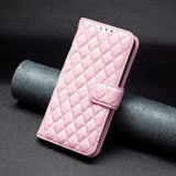 iPhone 14 Pro Fodral Rombmönster Rosa