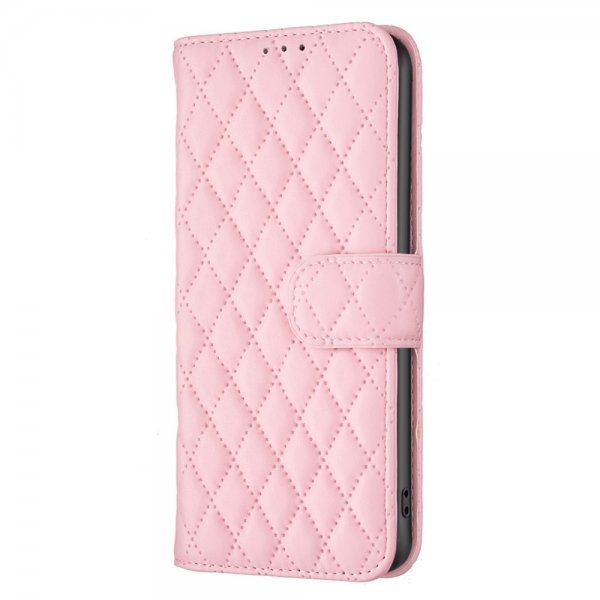 iPhone 14 Pro Fodral Rombmönster Rosa