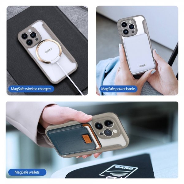 Dux Ducis iPhone 14 Pro Fodral Skin X Pro Series MagSafe Khaki