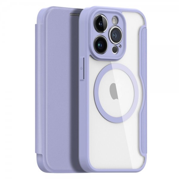 Dux Ducis iPhone 14 Pro Fodral Skin X Pro Series MagSafe Lila
