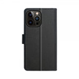 Xqisit iPhone 14 Pro Fodral Slim Wallet Selection Svart