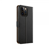 Xqisit iPhone 14 Pro Fodral Slim Wallet Selection Svart