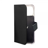Celly iPhone 14 Pro Fodral Wally Wallet Case Svart