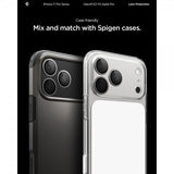 Spigen iPhone 14/15/16/17 Pro & Pro Max Kameraskydd GLAS.tR EZ Fit Optik Pro 2-pack Grå