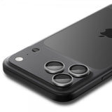 Spigen iPhone 14/15/16/17 Pro & Pro Max Kameraskydd GLAS.tR EZ Fit Optik Pro 2-pack Grå