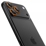 Spigen iPhone 14/15/16/17 Pro & Pro Max Kameraskydd GLAS.tR EZ Fit Optik Pro 2-pack Orange