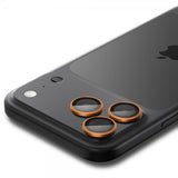 Spigen iPhone 14/15/16/17 Pro & Pro Max Kameraskydd GLAS.tR EZ Fit Optik Pro 2-pack Orange