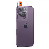 Spigen iPhone 14 Pro/iPhone 14 Pro Max Kameraskydd GLAS.tR EZ Fit Optik Pro Deep Purple 2-pack