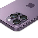 Spigen iPhone 14 Pro/iPhone 14 Pro Max Kameraskydd GLAS.tR EZ Fit Optik Pro Deep Purple 2-pack