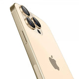 Spigen iPhone 14 Pro/iPhone 14 Pro Max Kameraskydd GLAS.tR EZ Fit Optik Pro Guld 2-pack
