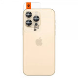 Spigen iPhone 14 Pro/iPhone 14 Pro Max Kameraskydd GLAS.tR EZ Fit Optik Pro Guld 2-pack