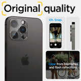 Spigen iPhone 14 Pro/14 Pro Max/15 Pro/15 Pro Max/16 Pro/16 Pro Max Kameraskydd Glas.tR Optik 2-pack Crystal Clear