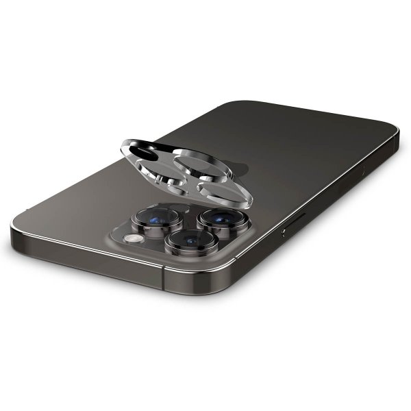 Spigen iPhone 14 Pro/14 Pro Max/15 Pro/15 Pro Max/16 Pro/16 Pro Max Kameraskydd Glas.tR Optik 2-pack Crystal Clear