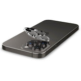 Spigen iPhone 14 Pro/14 Pro Max/15 Pro/15 Pro Max/16 Pro/16 Pro Max Kameraskydd Glas.tR Optik 2-pack Crystal Clear