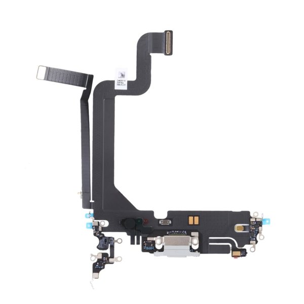 iPhone 14 Pro Laddkontakt med Flexkabel Original - Vit