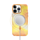 iPhone 14 Pro Skal Mönster Abstrakt Orange