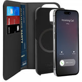 Puro iPhone 14 Pro Max Fodral Detachable MagSafe Wallet Case Svart
